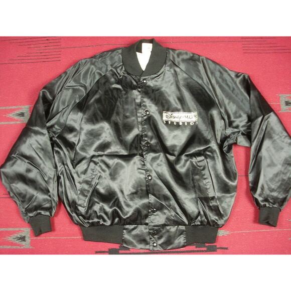 Size XL Disneyland Star Tours Satin Jacket by Disney Wear Star Wars Vintage 80s - Picture 2 of 7